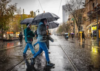 Tormentas eléctricas y lluvias en Israel hasta el fin de semana