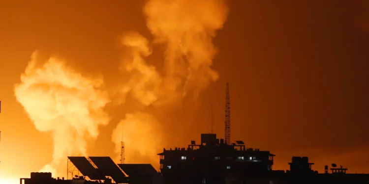 Fuerza Aérea de Israel responde a ataques desde Gaza