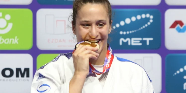 La israelí Inbar Lanir gana el oro en el Campeonato Mundial de Judo de Qatar