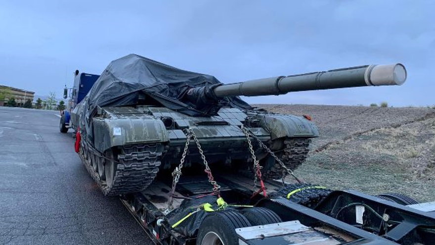 T-72M1 avistado en Camp Dodge, Iowa: Un vistazo al pasado bélico