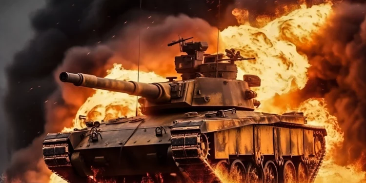 9 Abrams destruyen 47 tanques soviéticos en minutos