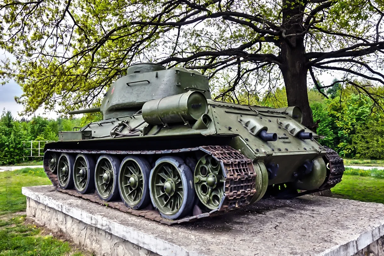 El legendario tanque T-34 en exhibición durante el Día de la Victoria en Moscú