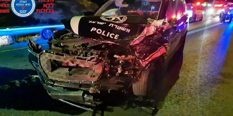 Grave accidente en Judea y Samaria durante persecución policial