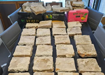 Detienen a sospechoso con baldosas antiguas de la Décima Legión Romana