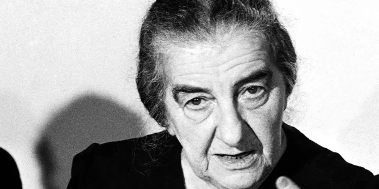 Golda Meir contempló la creación de un Estado palestino