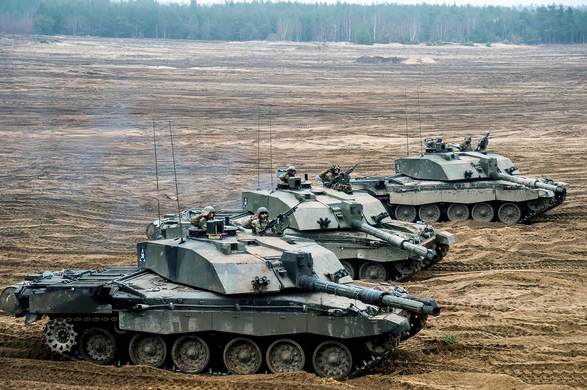 Tanques británicos Challenger 2 “desaparecidos” en Ucrania