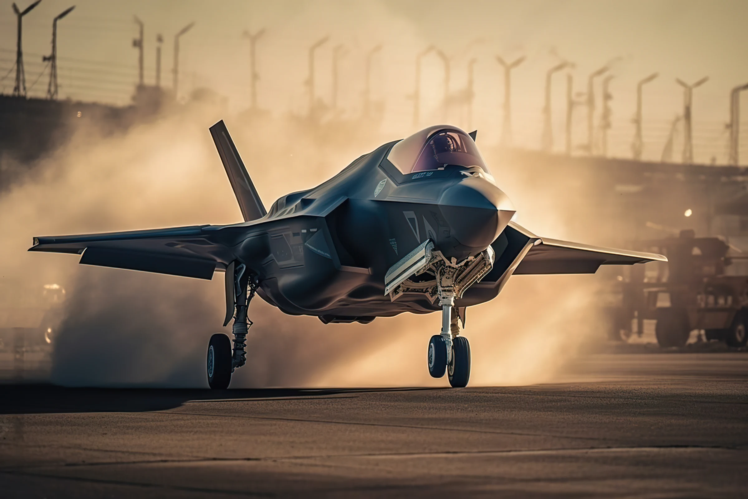 F35 británicos despegarán desde una pista de aluminio