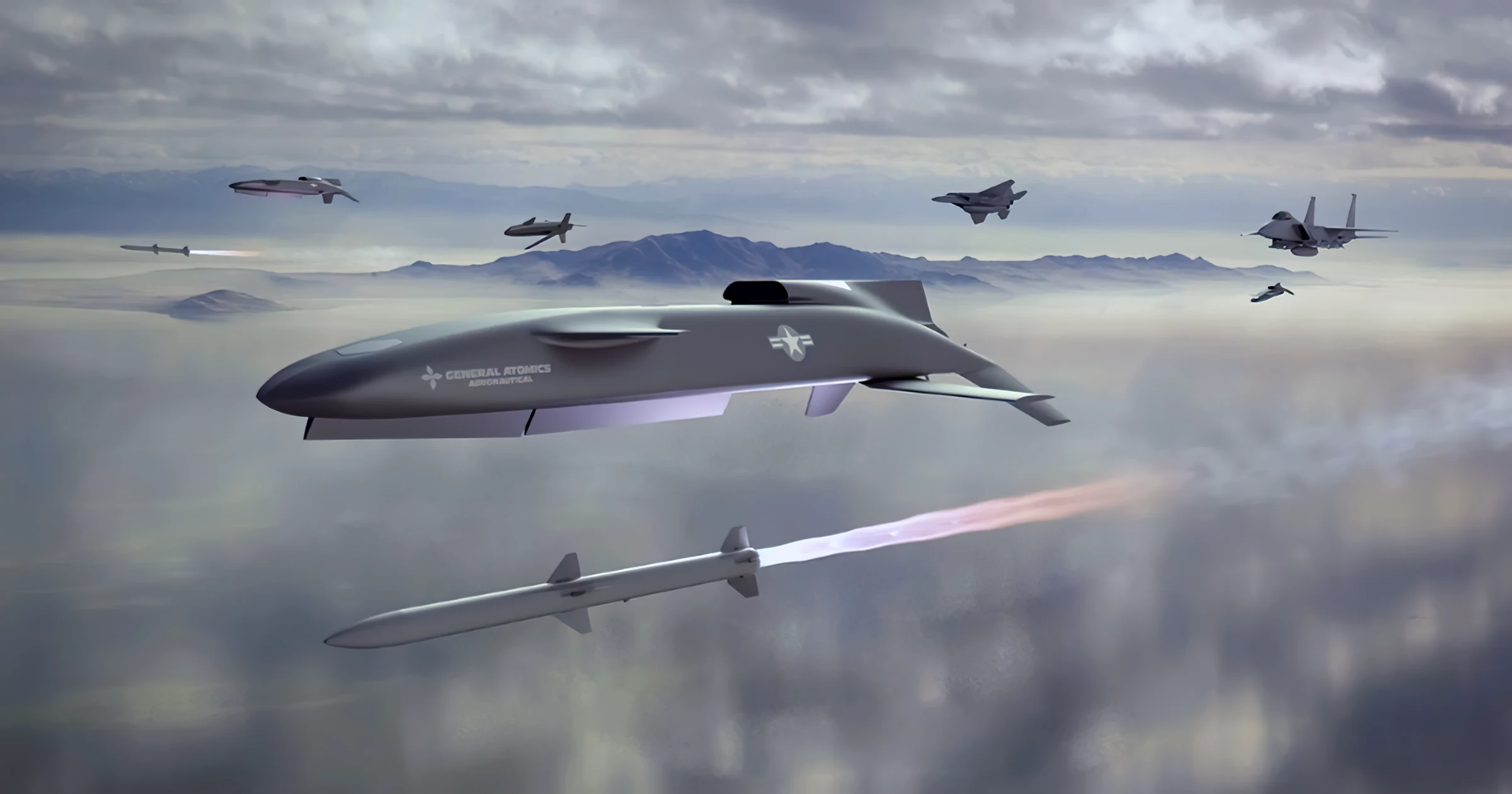 General Atomics avanza en el programa LongShot de DARPA