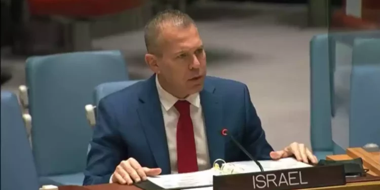 Embajador Gilad Erdan criticó el discurso de Abbas ante la ONU