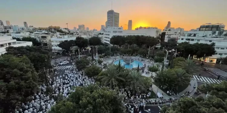 Lágrimas en Tel Aviv en Yom Kipur