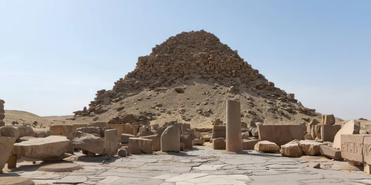 Cámaras ocultas descubiertas en la pirámide de Sahura