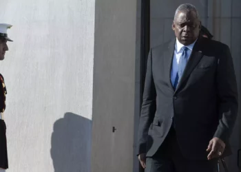 El Secretario de Defensa estadounidense, Lloyd Austin, en el Pentágono, en Washington, el 19 de octubre de 2023. (Cliff Owen/AP)