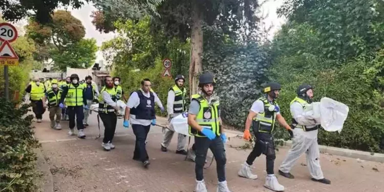 FDI se apresura a enterrar cadáveres de víctimas antes de Shabat