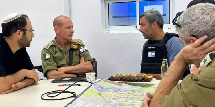 Jefe del Frente Interno visita las comunidades del sur de Israel