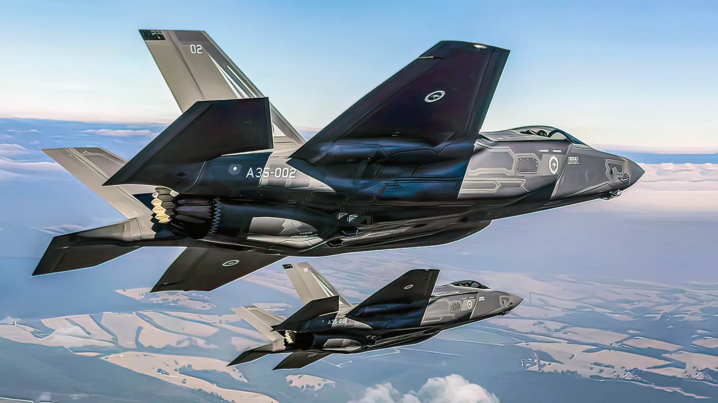 Noruega moviliza cazas F-35 en respuesta a aviones rusos