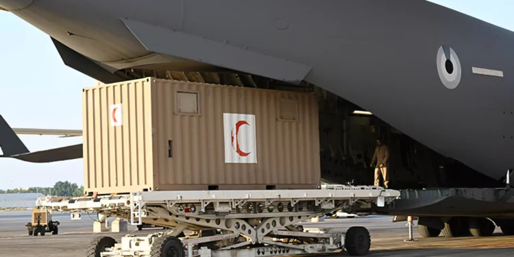 Cinco aviones parten de Abu Dhabi para construir hospital en Gaza