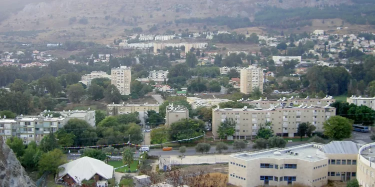 Vista de Kiryat Shmona en 2021. (Bnaya Levi/Wikimedia Commons)