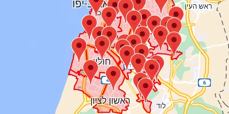 Suenan alarmas de cohetes en el centro de Israel, incluida Tel Aviv