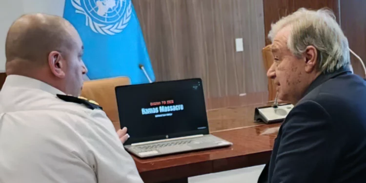 El jefe de la ONU vio un vídeo sobre las atrocidades de Hamás