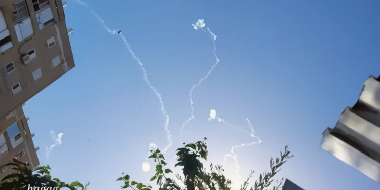 Cohetes procedentes de Gaza interceptados en Ashkelon y Sderot