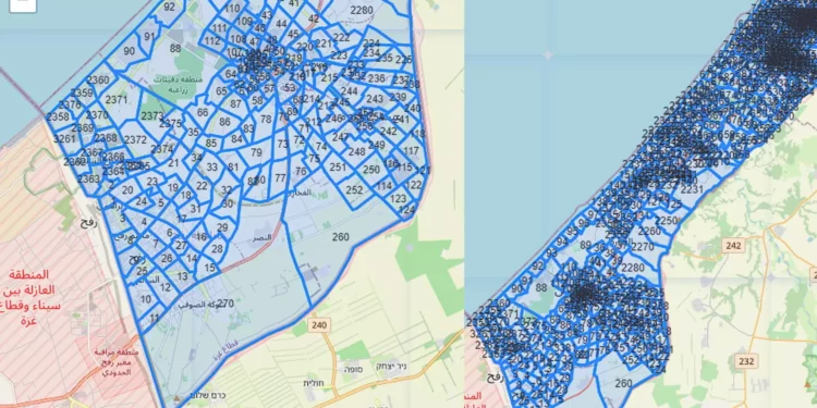 Las FDI elaboran mapa para guiar a civiles a zonas seguras