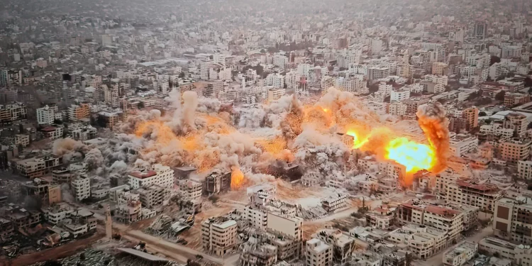 Impresionante detonación de red de túneles de Hamás en Gaza