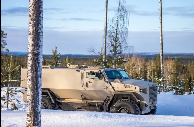 Vehículo blindado de transporte de tropas Sisu GTP 4×4. (Fotografía de Oy Sisu Auto Ab)