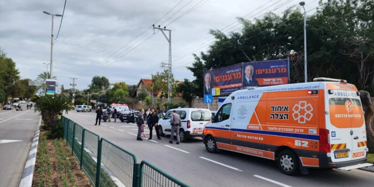 Muere una mujer en el ataque islamista de embestida en Ra'anana