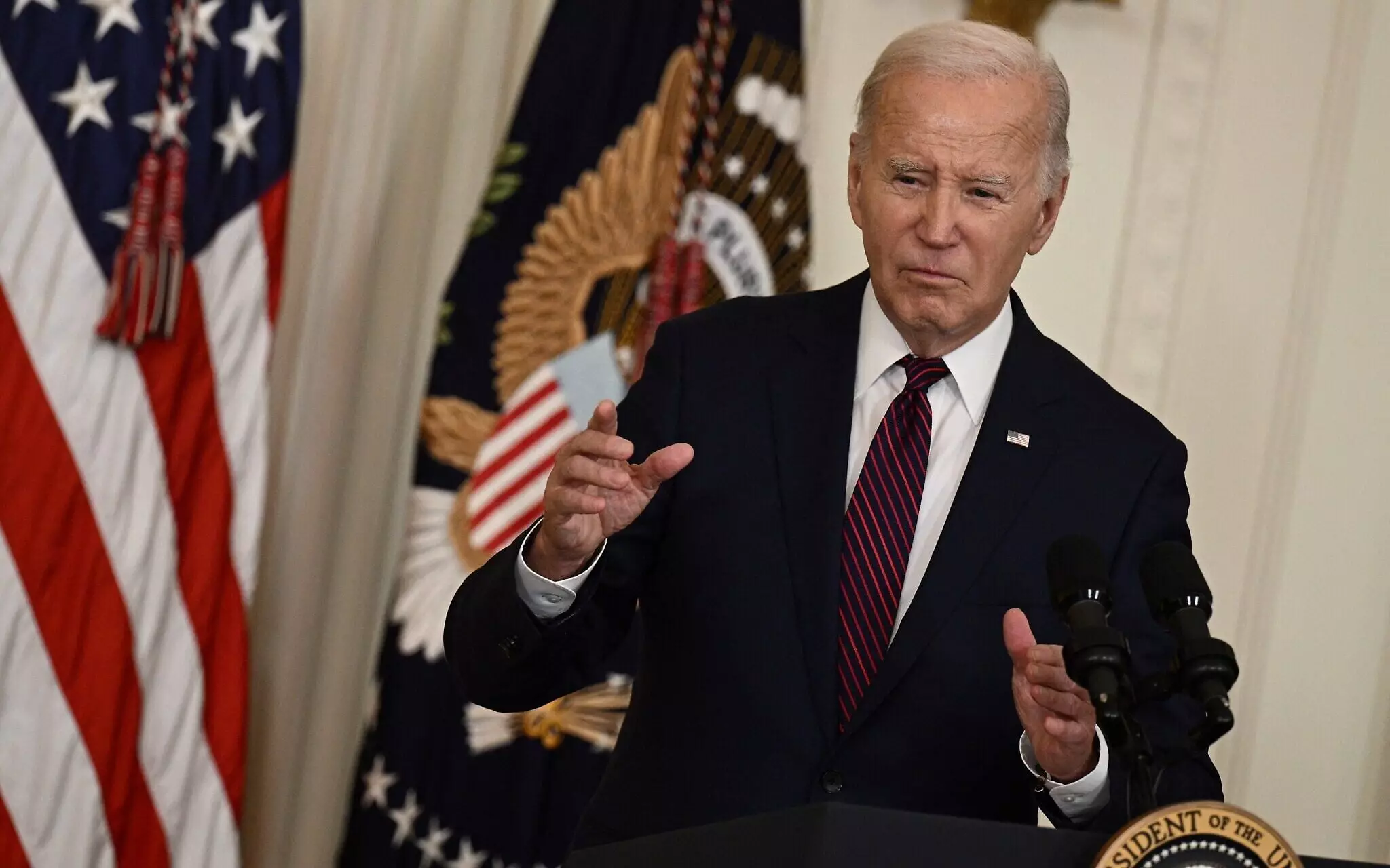 Biden ve posible un Estado palestino con Netanyahu