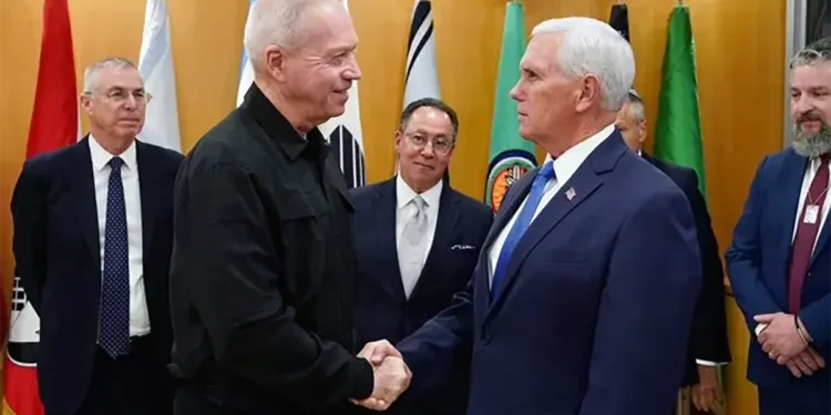 Ministro de Defensa a Mike Pence: “Sabemos que estás con nosotros”