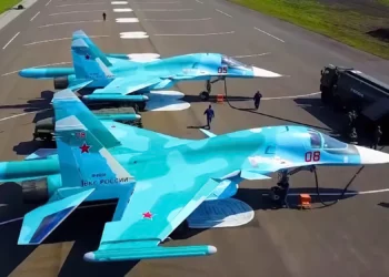 Cazabombardero cazado: Su-34 ruso incendiado en Cheliábinsk