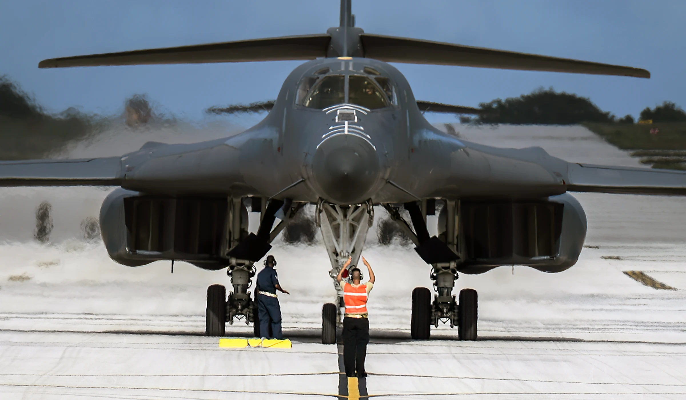 B-1B Lancer on the runway