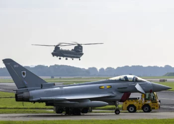 Los Typhoon de la RAF exhiben avanzada tecnología en Arabia Saudí