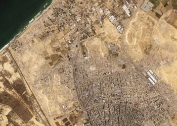 Imágenes satelitales: Campamento en construcción ante posible evacuación de Rafah