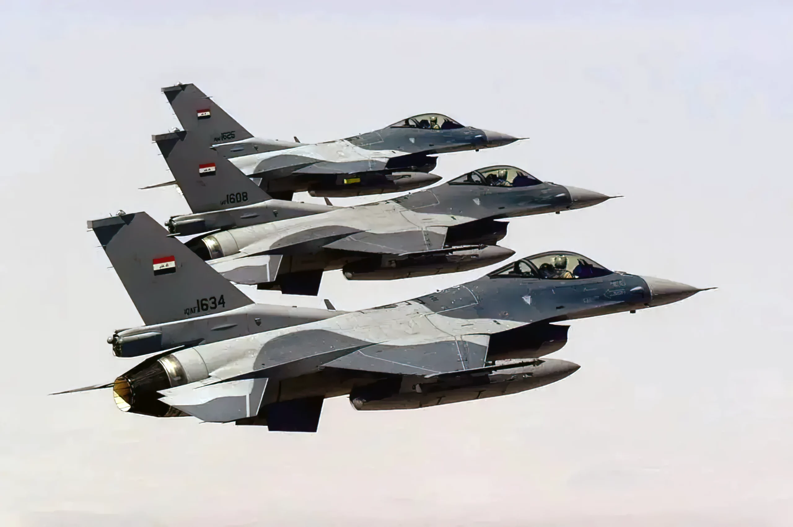 Irak moderniza flota F-16 con tecnología de guerra electrónica