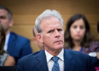 Viceministro Michael Oren en la Knesset, 27 de junio de 2017. (Yonatán Sindel)