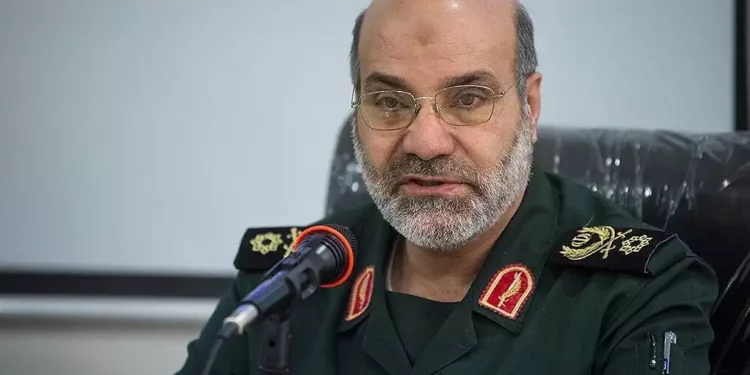 Funcionario del CGRI Mohammad Reza Zahedi, 2 de julio de 2017. (Ali Khara/Fars Media Corporation, vía Wikimedia CC BY 4.0)