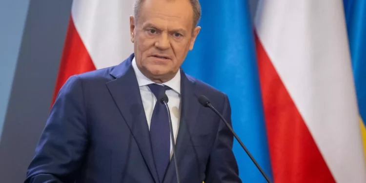 El primer ministro polaco, Donald Tusk, en Varsovia el 28 de marzo de 2024 (Wojtek Radwanski / AFP)