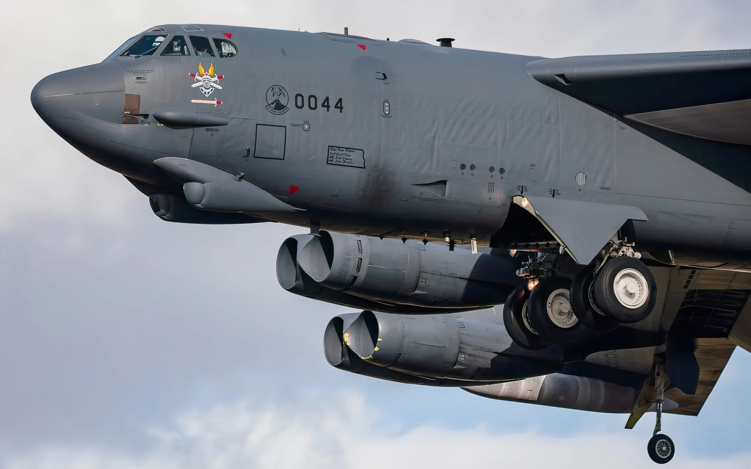 ¿Hay un baño en el B-52 Stratofortress?