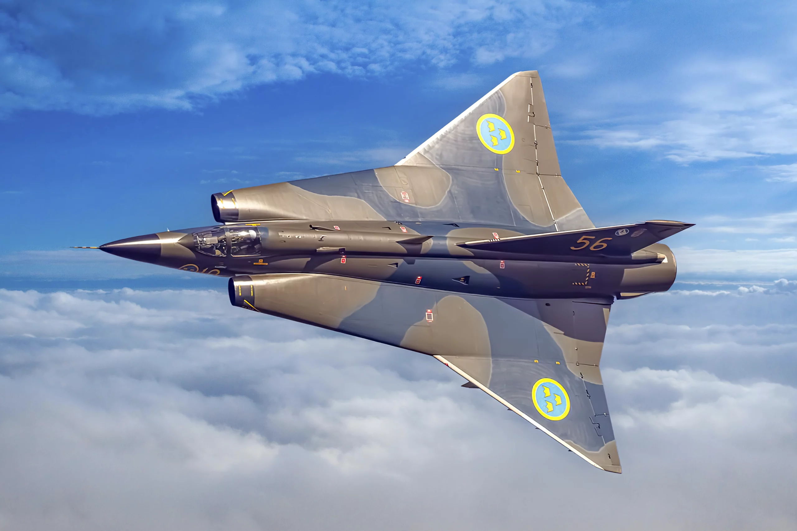 Saab 35 Draken: Pionero en velocidad y maniobrabilidad