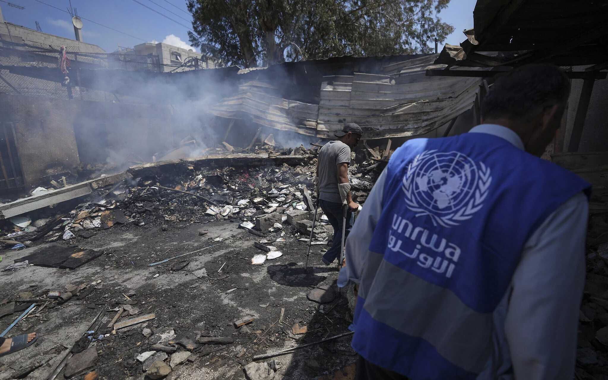 FDI ataca sala de comando de Hamás en escuela de la UNRWA en Gaza