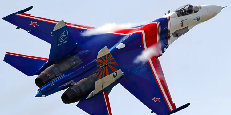 Ataque ucraniano destruye un Su-27 de los Russian Knights