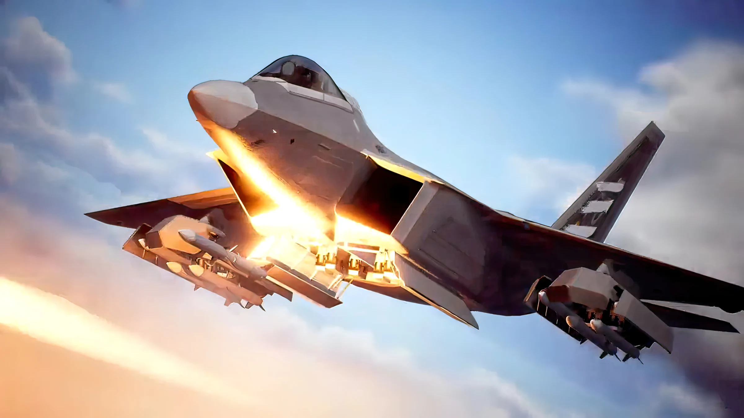 ¿Alguna vez viste al F-22 en Modo Bestia?
