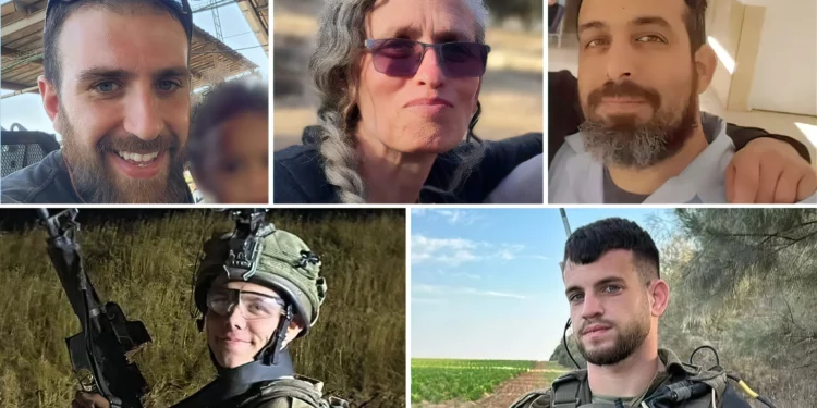 Cuerpos de 5 israelíes fueron recuperados de Gaza