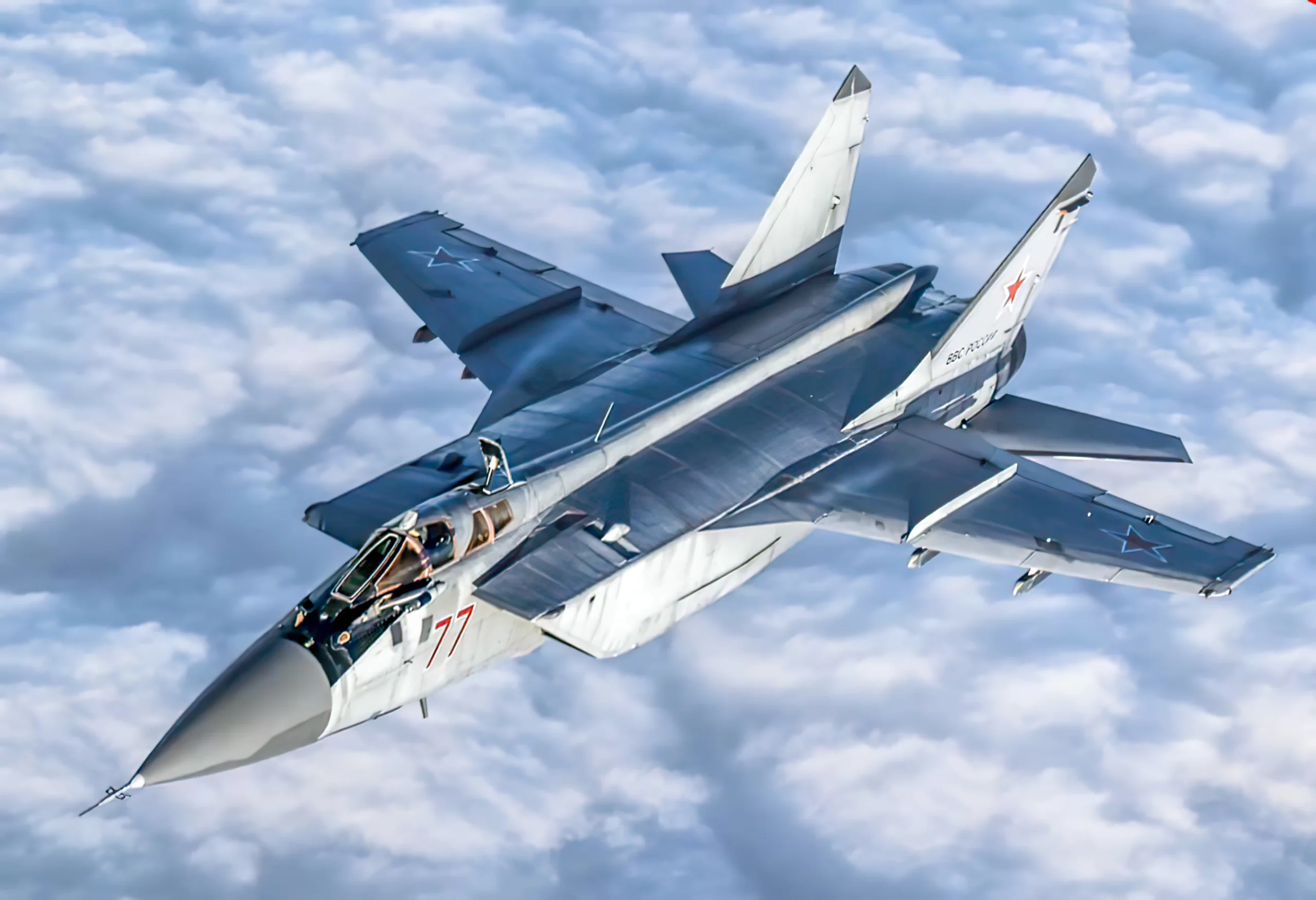 MiG-31 Foxhound: El interceptor ruso que vuela a Mach 3,2