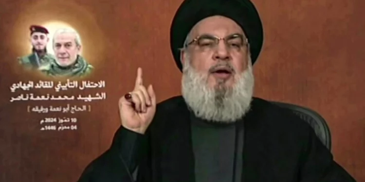 Nasrallah: Hezbolá detendrá el fuego si Hamás acepta alto el fuego con Israel