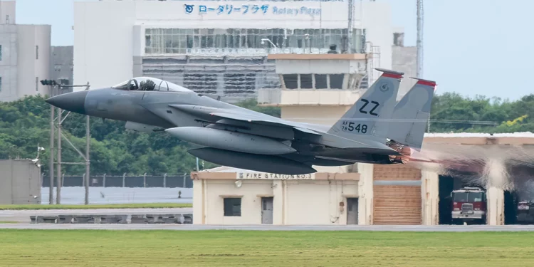 Kadena despide al F-15C Eagle para recibir el avanzado F-15EX