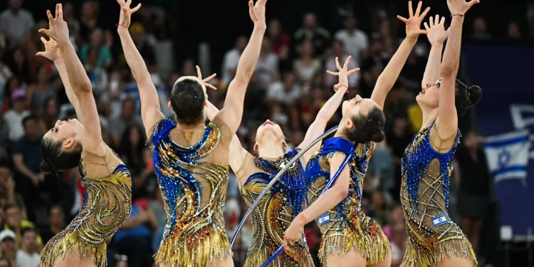 Israel logra su séptima medalla en París con plata en gimnasia rítmica