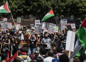 Asistencia en marcha antiisraelí es menor de la mitad de lo esperado