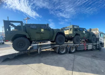 El equipo militar suministrado por Estados Unidos llegará a Israel en diciembre de 2023 (Oficina del Portavoz del Ministerio de Defensa)